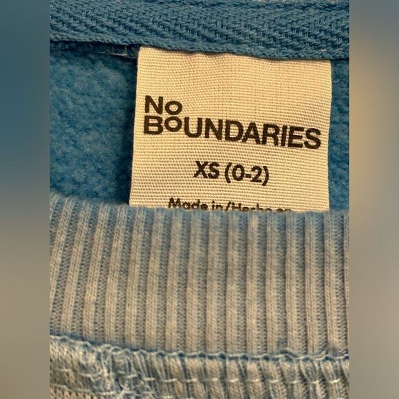 Boundaries Seawater Blue Gradient Sweatshirt XS 0-2 - Picture 2 of 3